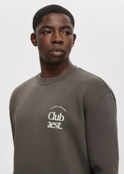 Sweaters En Hoodies<The Sting Sweater met print club groen, grijs