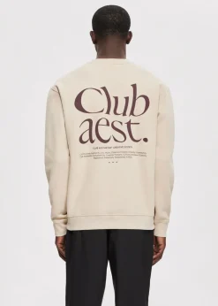 Sweaters En Hoodies<The Sting Sweater met print club lichtzand