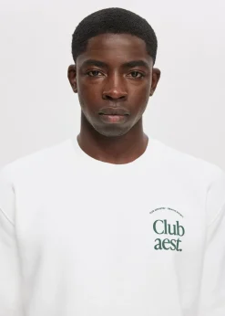 Sweaters En Hoodies<The Sting Sweater met print club wit, off-white