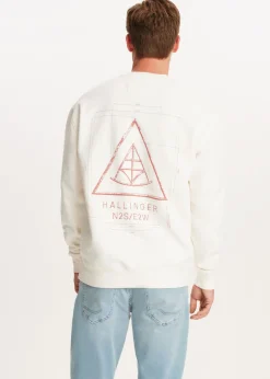 Sweaters En Hoodies<The Sting Sweater met print driehoek wit, off-white