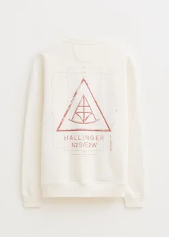 Sweaters En Hoodies<The Sting Sweater met print driehoek wit, off-white