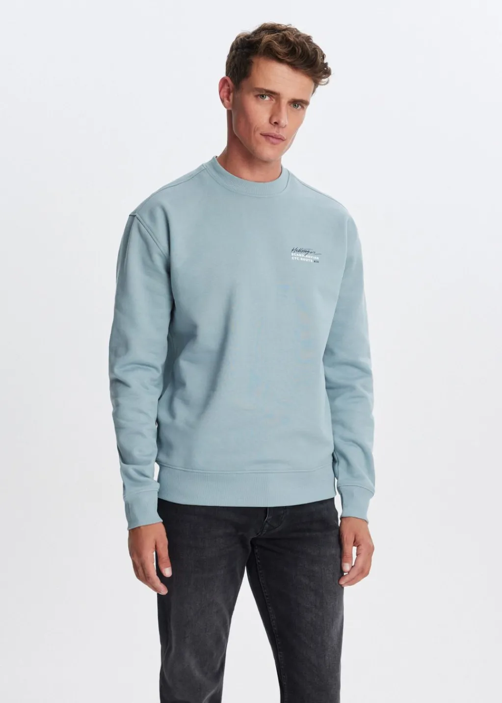 Sweaters En Hoodies<The Sting Sweater met print wereldbol blauw, ijs