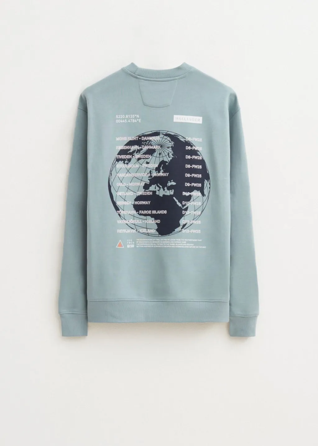 Sweaters En Hoodies<The Sting Sweater met print wereldbol blauw, ijs