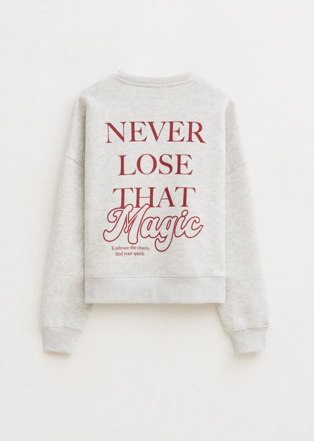 Sweaters En Hoodies<The Sting Sweater met tekstprint grijs, licht melee