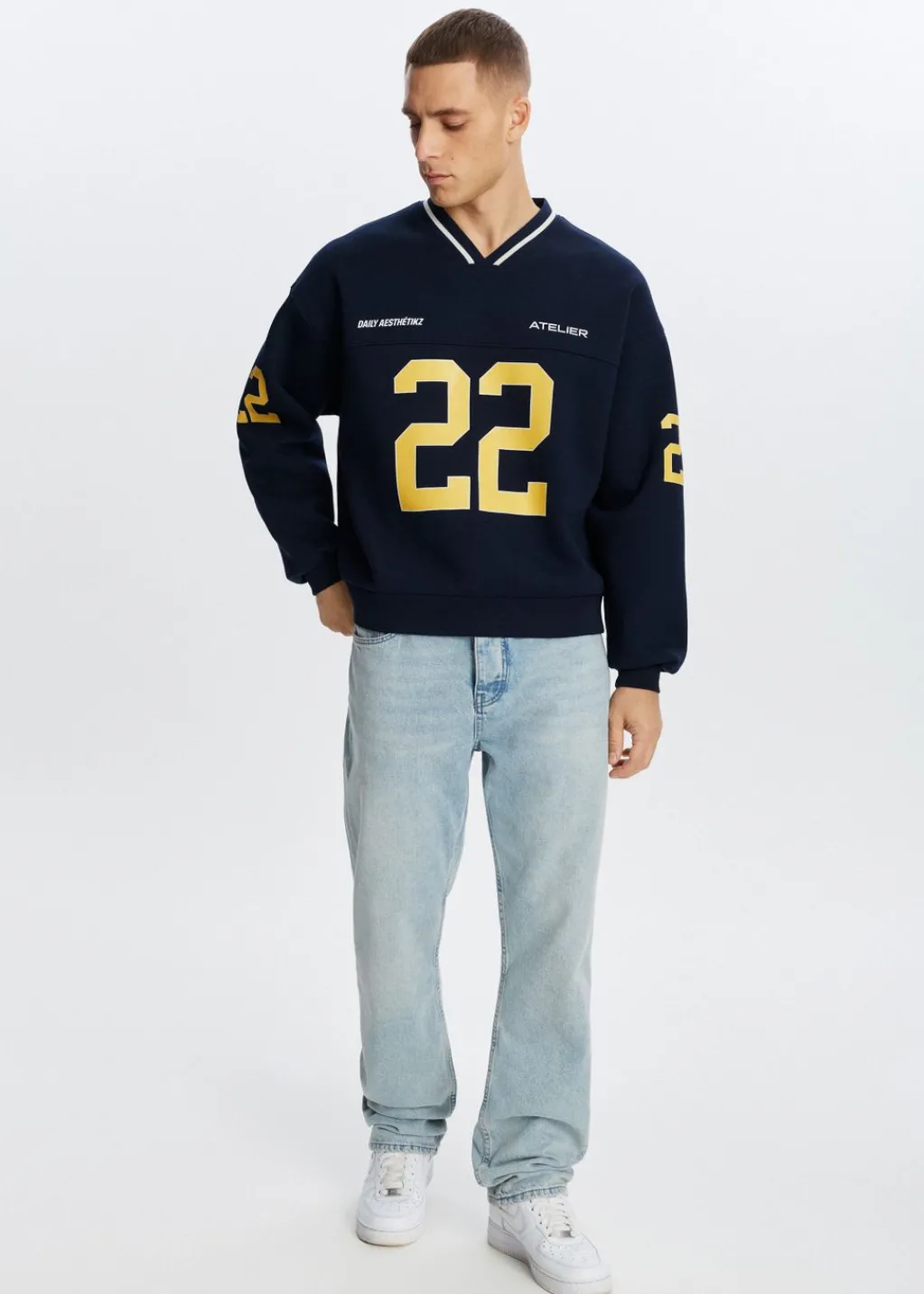 Sweaters En Hoodies<The Sting Sweater sport jersey donkerblauw
