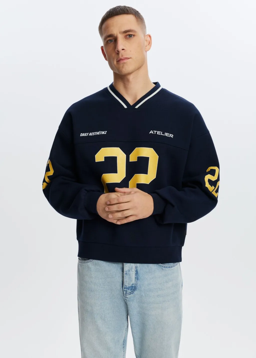Sweaters En Hoodies<The Sting Sweater sport jersey donkerblauw