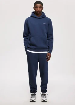 Basics|Broeken<The Sting Sweatpants met merk print donkerblauw