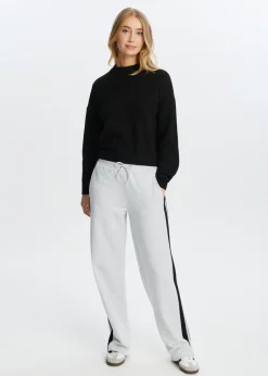 Broeken<The Sting Sweatpants met streep grijs gem&ecirc;leerd
