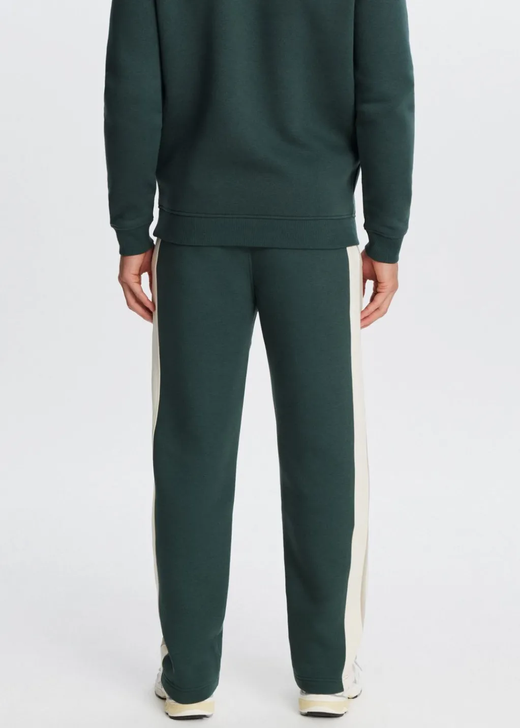Broeken<The Sting Sweatpants met streepdetail donkergroen