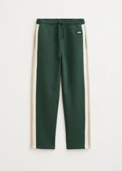 Broeken<The Sting Sweatpants met streepdetail donkergroen