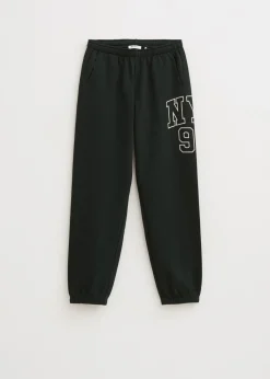 Broeken<The Sting Sweatpants met zijprint donkergroen