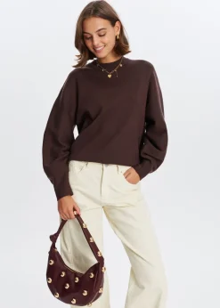 Tassen<The Sting Tas met studs bordeaux