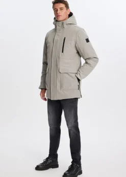 Jassen<The Sting Tech parka lichtgrijs
