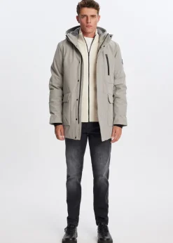 Jassen<The Sting Tech parka lichtgrijs