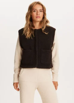 Blazers En Gilets<The Sting Teddy gilet donkerbruin