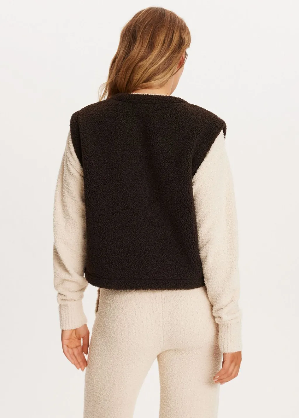 Blazers En Gilets<The Sting Teddy gilet donkerbruin