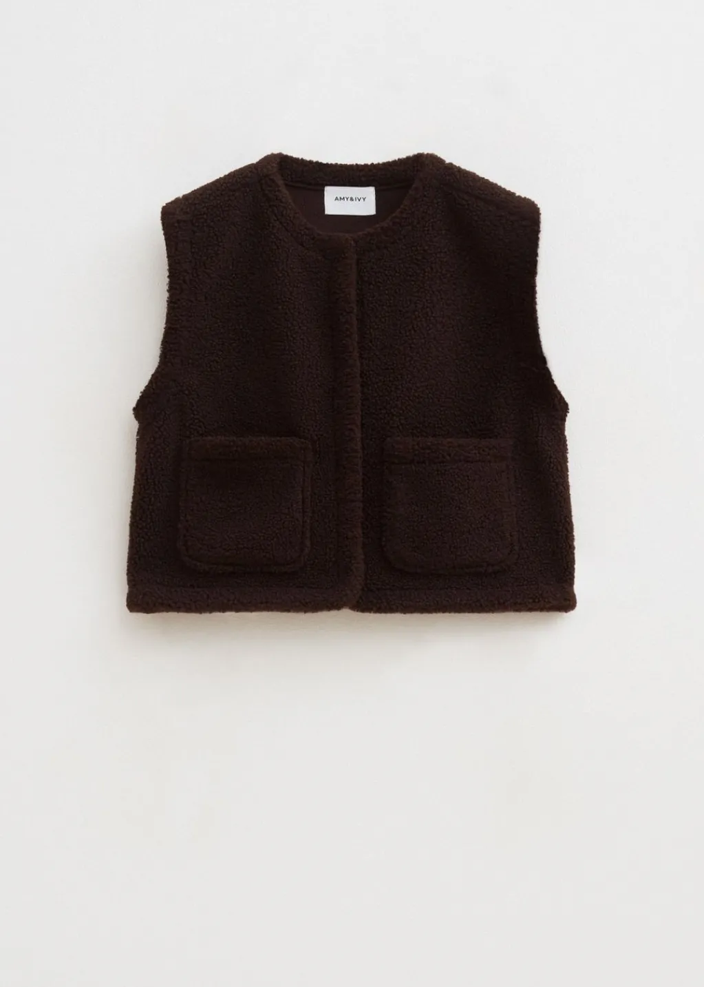 Blazers En Gilets<The Sting Teddy gilet donkerbruin