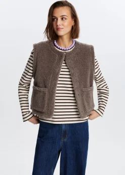 Blazers En Gilets<The Sting Teddy gilet taupe