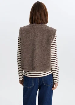 Blazers En Gilets<The Sting Teddy gilet taupe