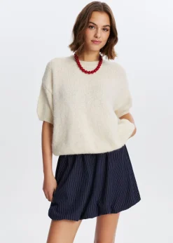 Truien En Vesten<The Sting Trui korte mouwen wit, off-white