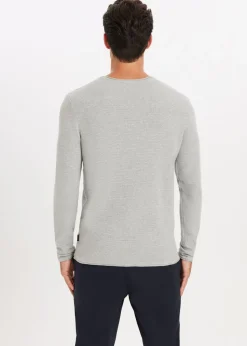 Basics|Truien En Vesten<The Sting Trui melange grijs, licht melee