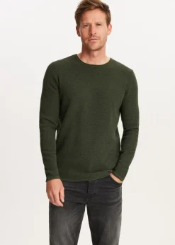 Basics|Truien En Vesten<The Sting Trui melange donkergroen