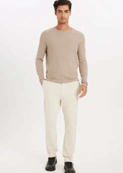 Basics|Truien En Vesten<The Sting Trui melange taupe, light