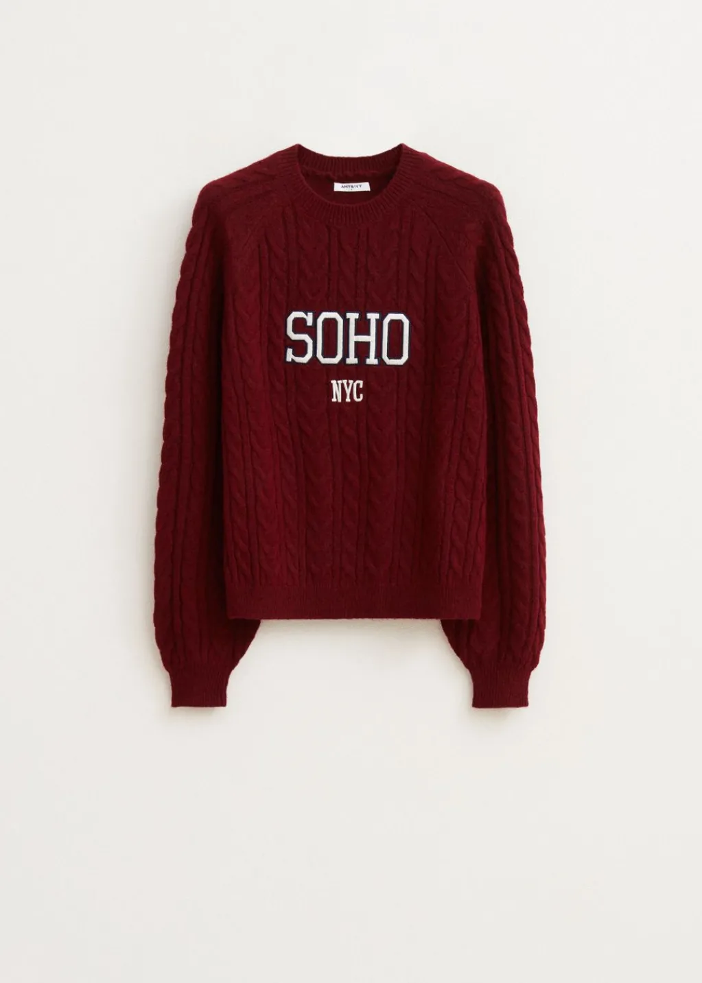 Truien En Vesten<The Sting Trui met borduurdetail donkerrood