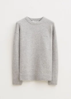 Truien En Vesten<The Sting Trui met crewneck grijs gem&ecirc;leerd
