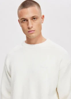 Truien En Vesten<The Sting Trui met crewneck wit, off-white