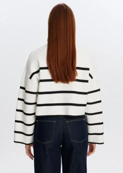 Truien En Vesten<The Sting Trui met half zip meerkleurig
