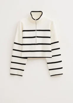 Truien En Vesten<The Sting Trui met half zip meerkleurig