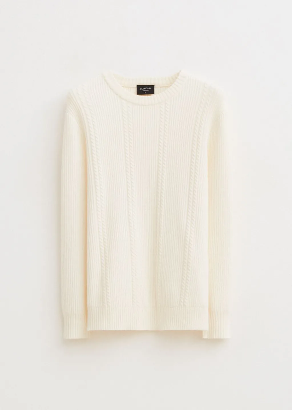 Truien En Vesten<The Sting Trui met kabelstructuur wit, off-white