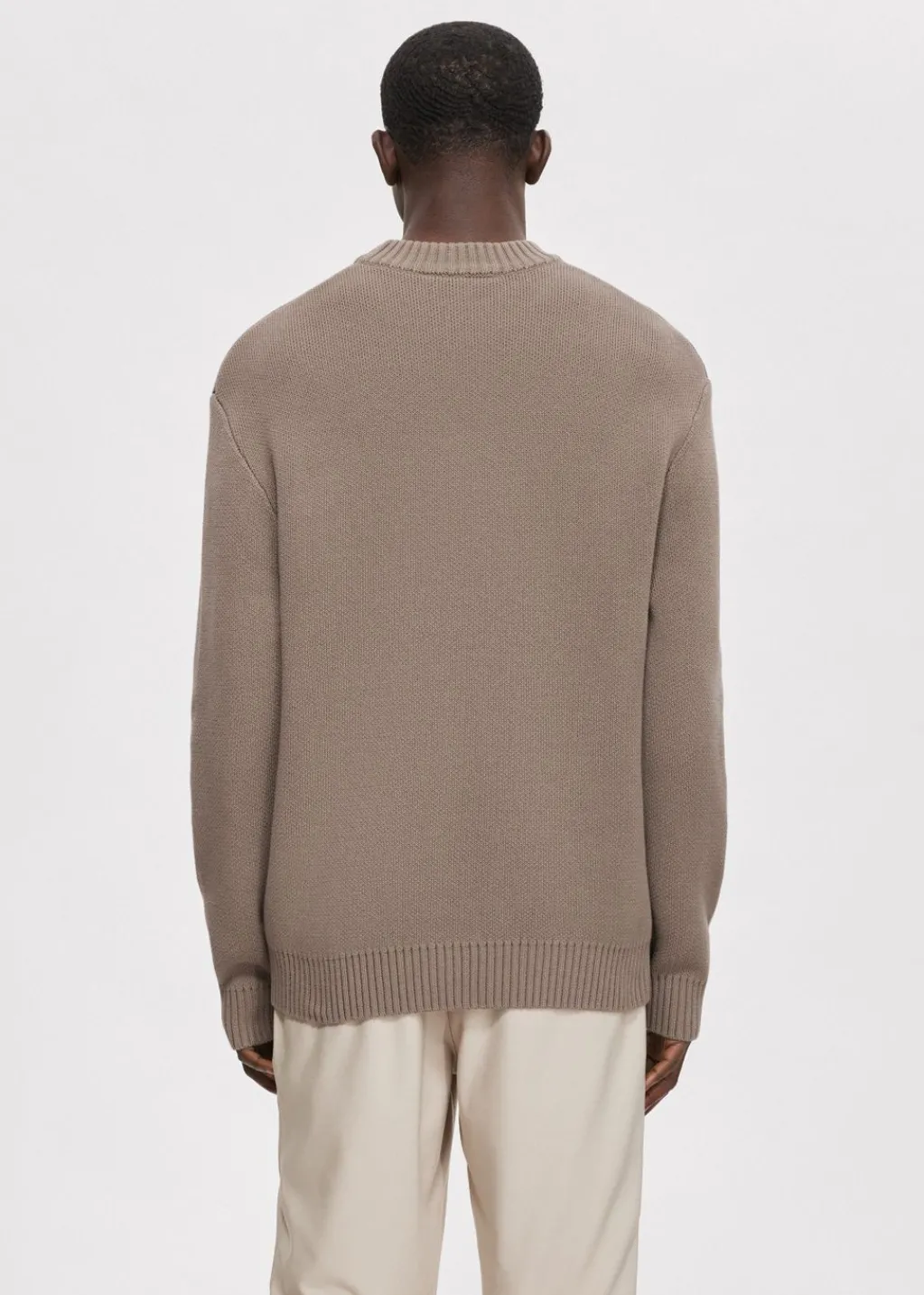 Truien En Vesten<The Sting Trui met merk taupe, dark