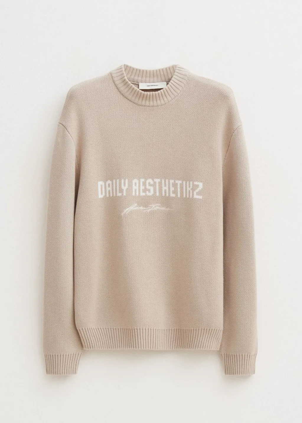 Truien En Vesten<The Sting Trui met merk taupe