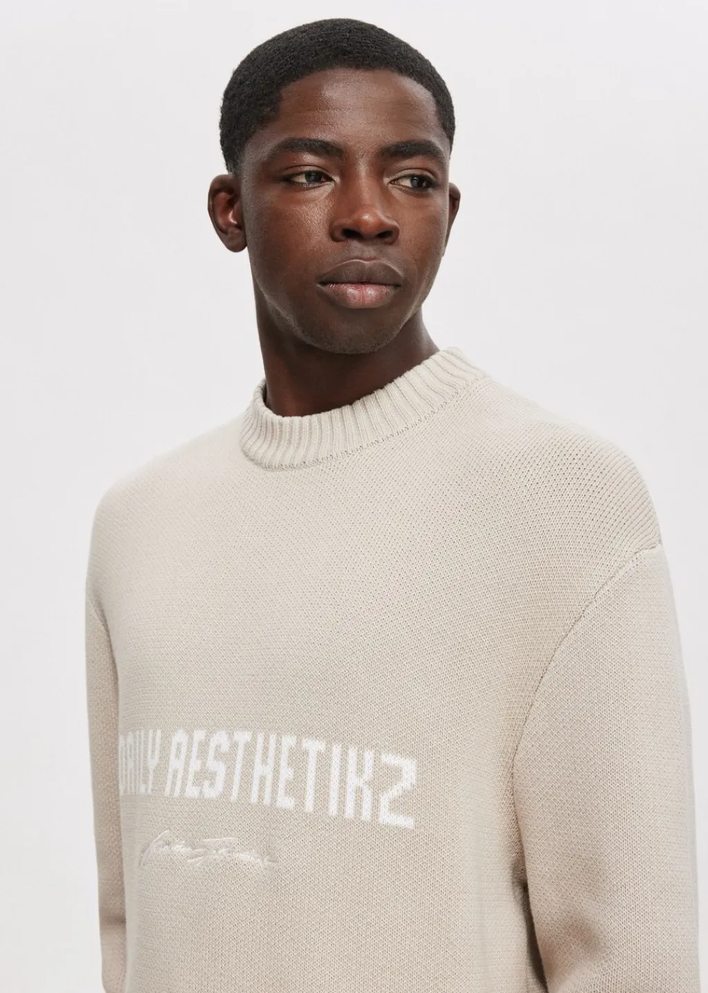 Truien En Vesten<The Sting Trui met merk taupe