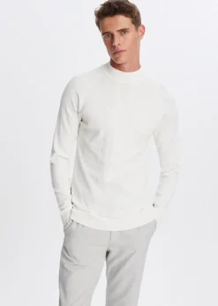 Truien En Vesten<The Sting Trui met mock-neck wit, off-white