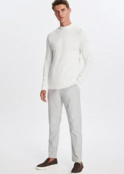 Truien En Vesten<The Sting Trui met mock-neck wit, off-white