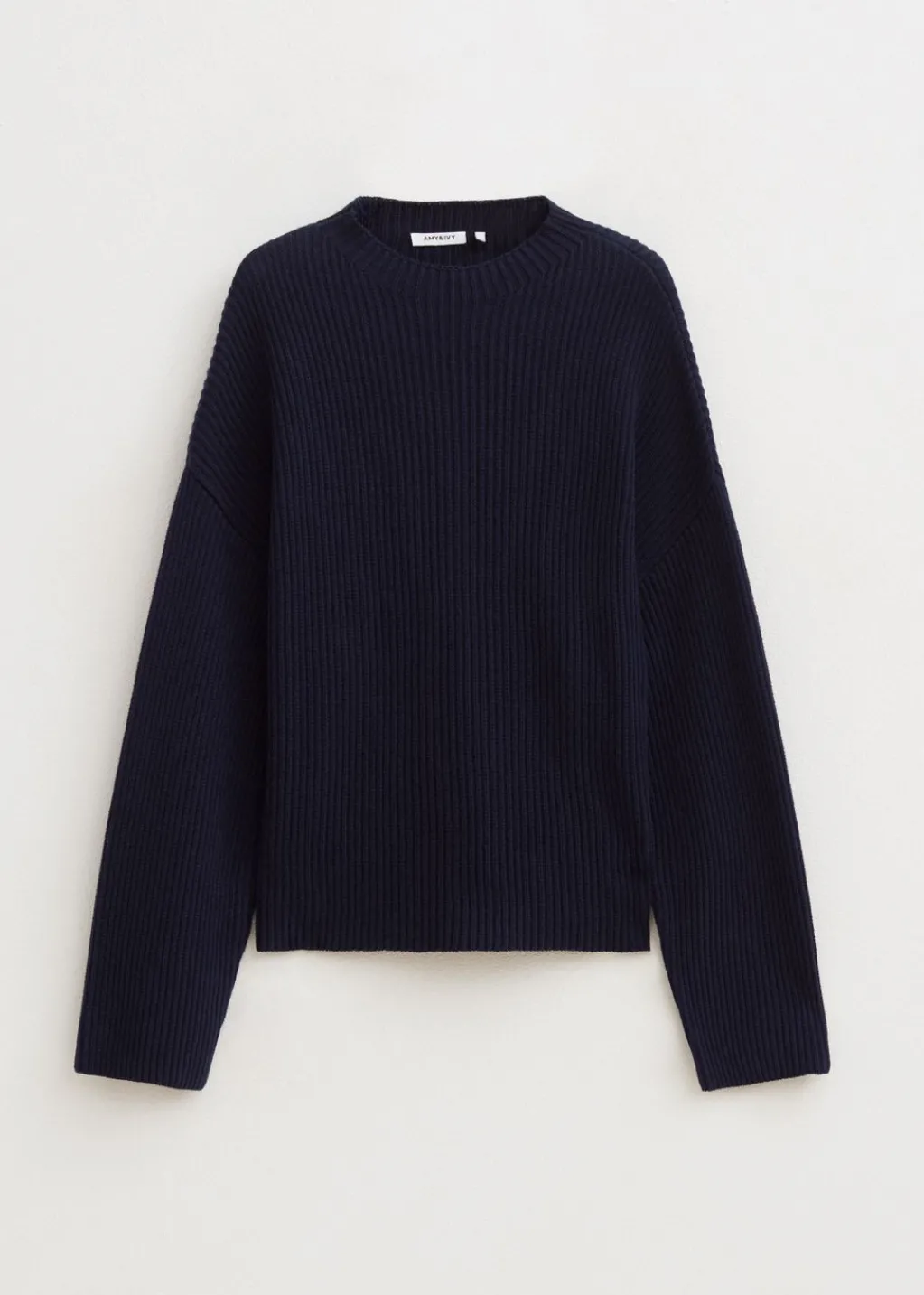 Truien En Vesten<The Sting Trui met mockneck donkerblauw