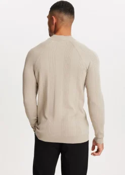 Truien En Vesten<The Sting Trui met mock-neck taupe