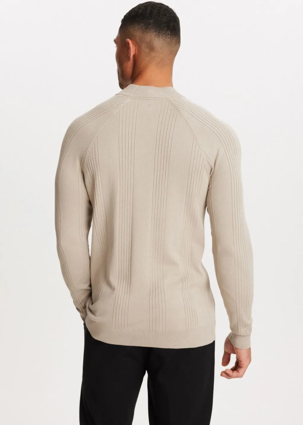 Truien En Vesten<The Sting Trui met mock-neck taupe