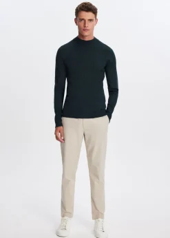 Truien En Vesten<The Sting Trui met mock-neck groen, oceaan