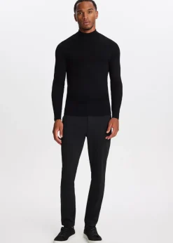 Truien En Vesten<The Sting Trui met mock-neck zwart
