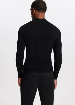 Truien En Vesten<The Sting Trui met mock-neck zwart