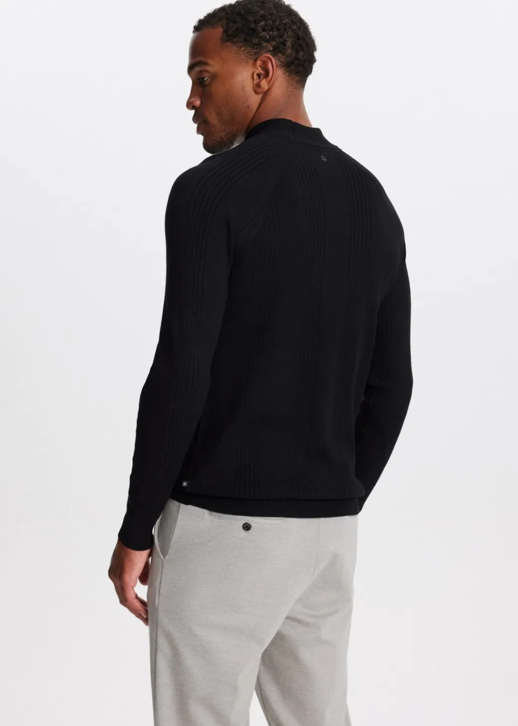 Truien En Vesten<The Sting Trui met mock-neck zwart