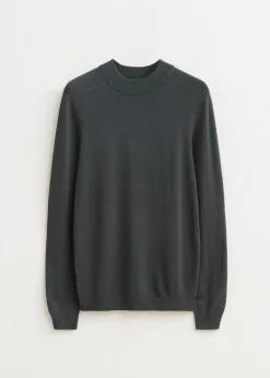 Truien En Vesten<The Sting Trui met mock-neck groen, grijs
