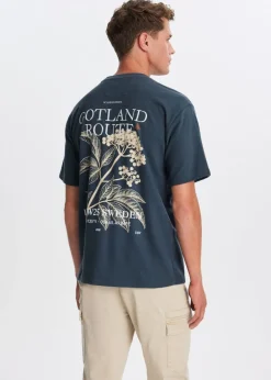 T-Shirts<The Sting T-shirt Gotland route petrol