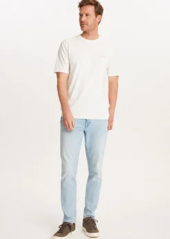 T-Shirts<The Sting T-shirt met bos print wit, off-white