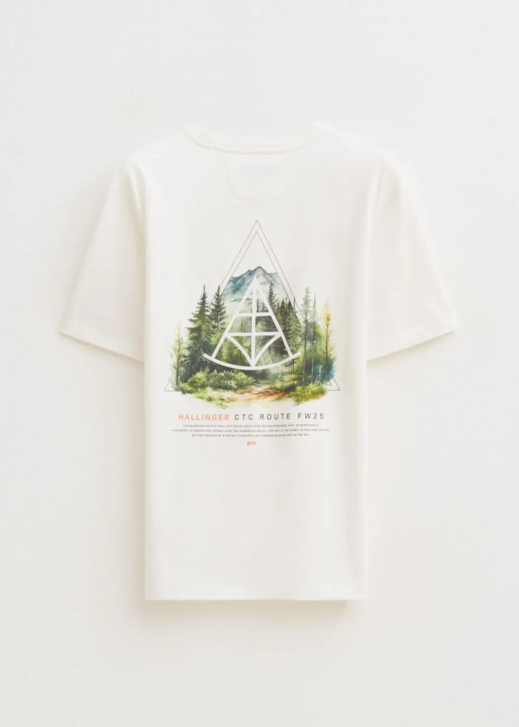 T-Shirts<The Sting T-shirt met bos print wit, off-white
