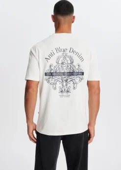 T-Shirts<The Sting T-shirt met emblem wit, off-white